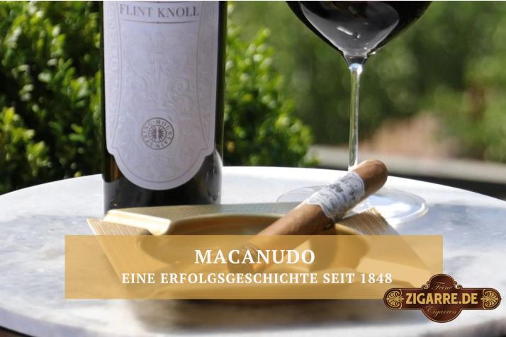 Macanudo Zigarre mit Wein