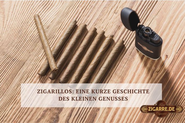 Zigarillos liegen auf einem Tisch.