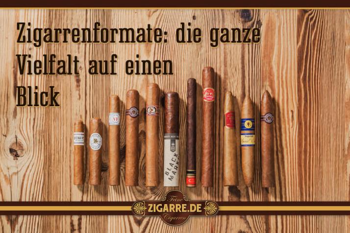 Zigarrenformate: die ganze Vielfalt auf einen Blick