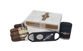 BBQ Sampler Zusammenstellung an Zigarren mit Cutter und Jetflame