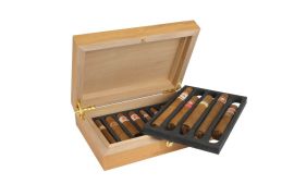 Adorini Travel Reisehumidor mit Zigarren offen