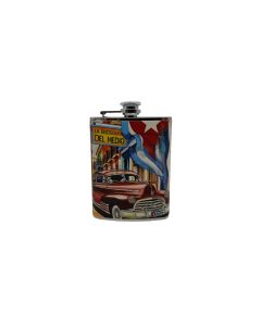 Flachmann "Cuba" Design Frontansicht