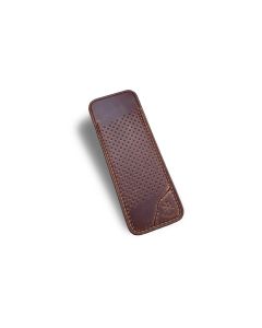 Les Fines Lames Lederetui Vintage Racing braun