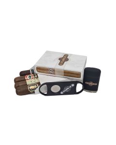 BBQ Sampler Zusammenstellung an Zigarren mit Cutter und Jetflame
