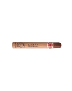 Romeo y Julieta Cedros de Luxe No. 2 einzeln Abbildung zeigt liegende Zigarre mit Zedernholz