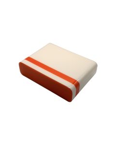 Guy Janot Classic Humidor weiß-orange seitlich