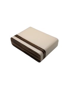 Guy Janot Classic Humidor Zebrano Weiß seitlich