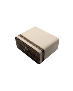 Guy Janot Classic Humidor Zebrano Weiß Lack für 50 Zigarren