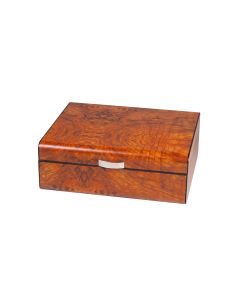 Humidor Wurzelholz-Dekor Ulme für bis zu 25 Zigarren