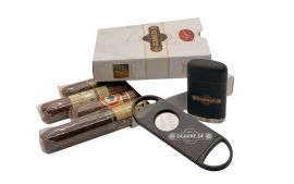 BBQ Sampler Zusammenstellung an Zigarren mit Cutter und Jetflame