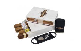 Anfänger Sampler zigarre.de Auswahl an Zigarren mit Cutter und Jetflame