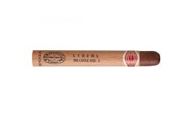 Romeo y Julieta Cedros de Luxe No. 2 einzeln Abbildung zeigt liegende Zigarre mit Zedernholz
