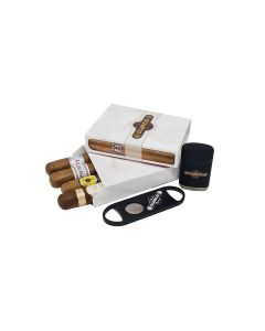 Anfänger Sampler zigarre.de Auswahl an Zigarren mit Cutter und Jetflame