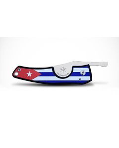Les Fines Lames LePETIT Zigarrenmesser Flag Cuba Dark